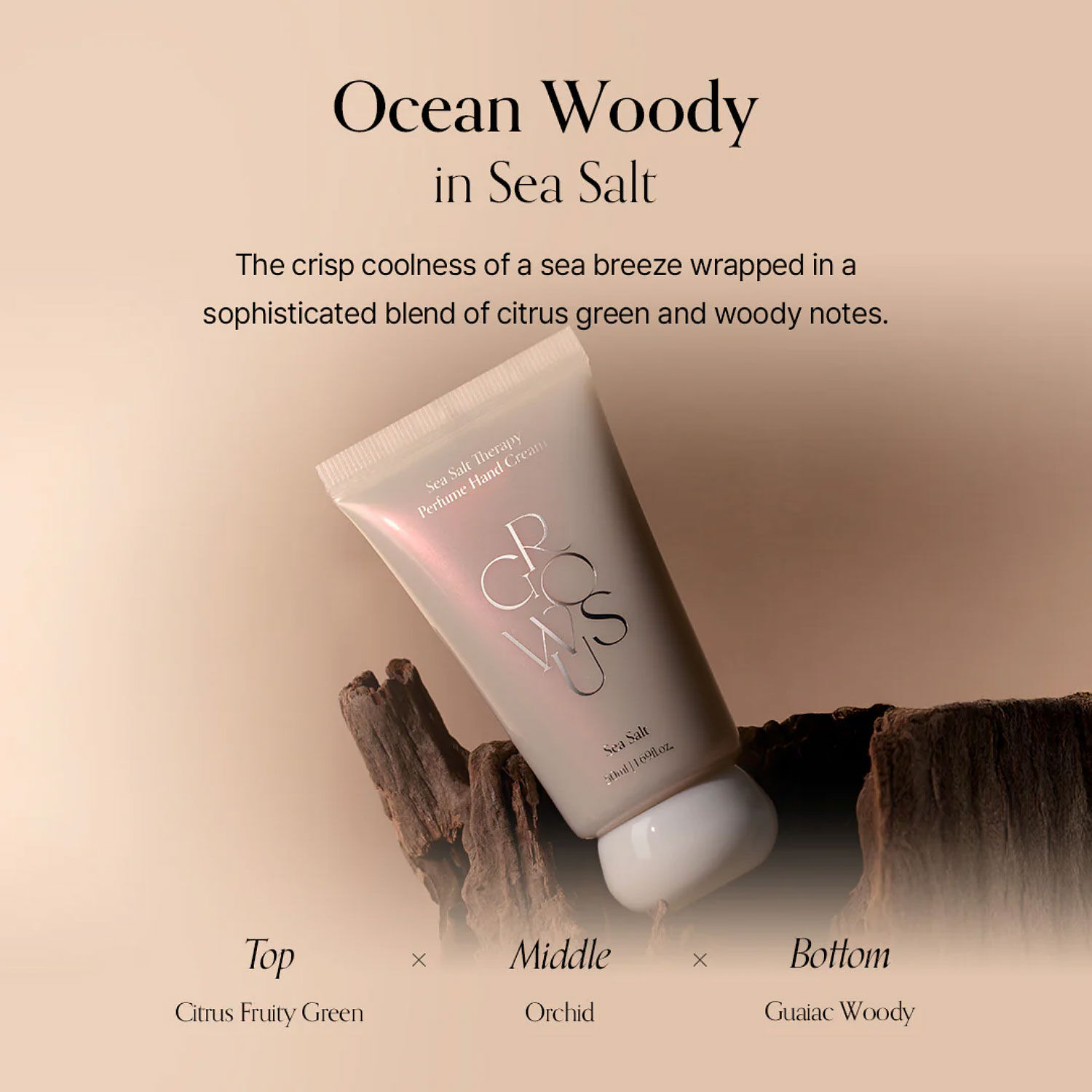 GROWUS Sea Salt Therapy Perfume Hand Cream True Me 50ml