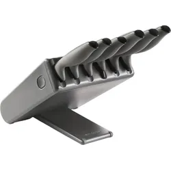 Tescoma Messerblock PRECIOSO, mit 6 Messern, Messerblock, Grau