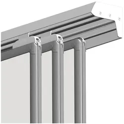 Franken Tafel-Schienensystem »PRO PSSA« Gleiter Set + Wandabstandhalter silber