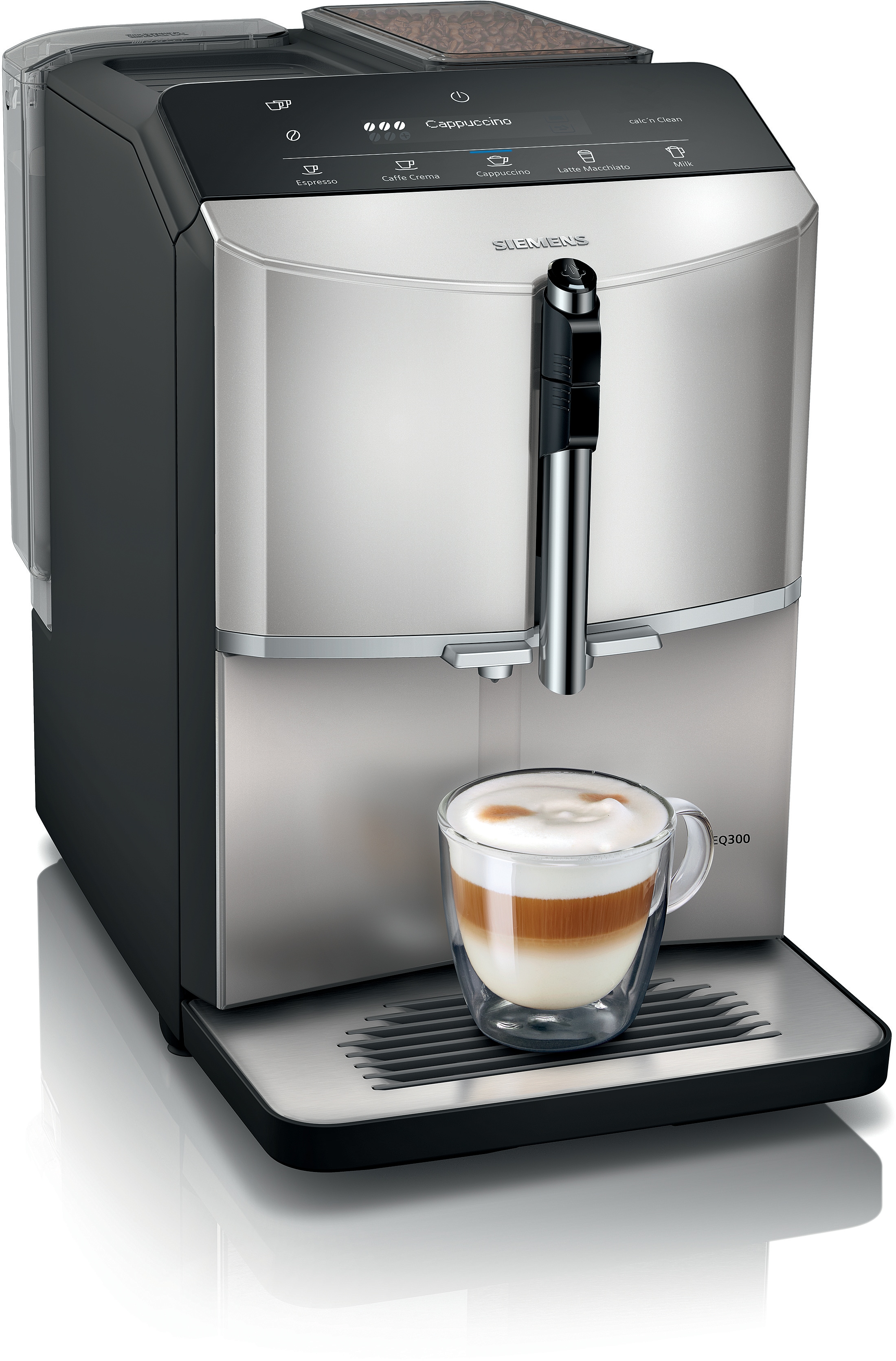 Siemens TF303E07 EQ.300 Kaffeevollautomat silber/schwarz