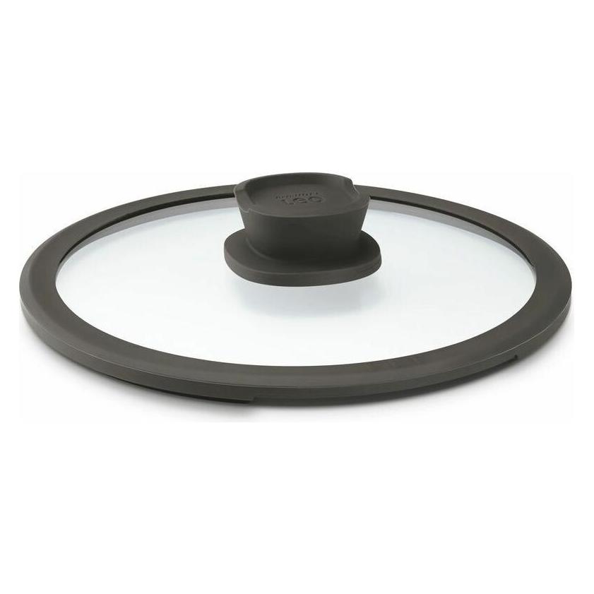 BergHoff Pfannendeckel Leo Stone+ 20 cm, Schwarz, Materialtyp: Glas (20 cm, Glas, Kunststoff) (3950322)