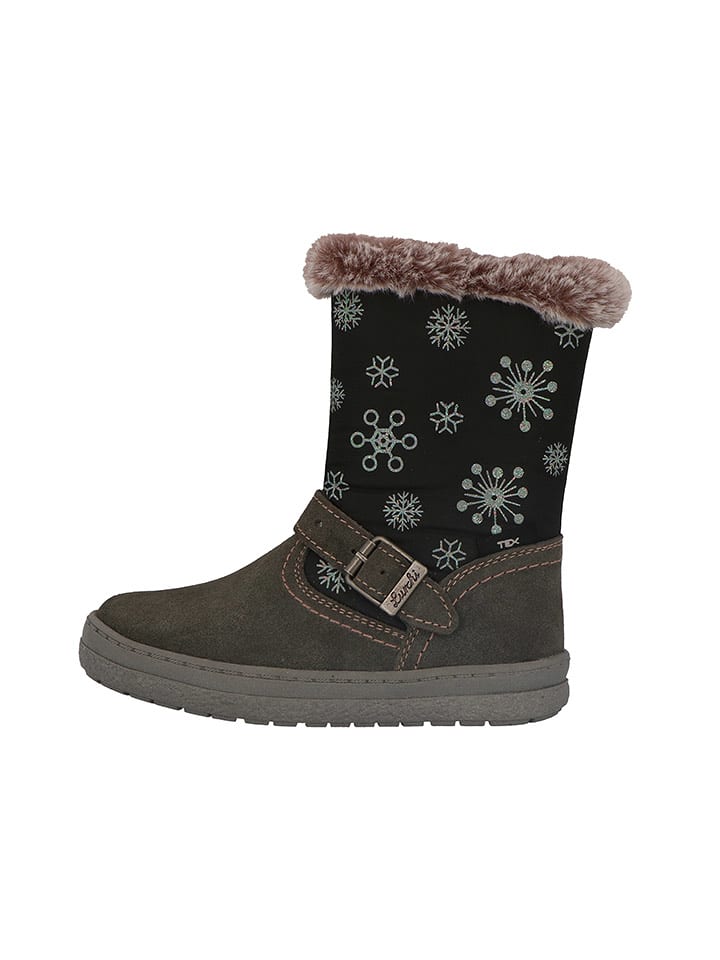 Lurchi Leder-Boots "Astral" in Grau - 28
