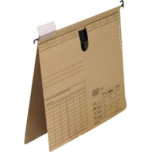 Elba Hängehefter 100560079, VL, A4, Schlauchheftung, braun, Karton, 25 Stück