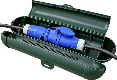 IWH 019603 Safety Box Sicherheitsbox für CEE Stecker (Ø x L) 11cm x 36cm