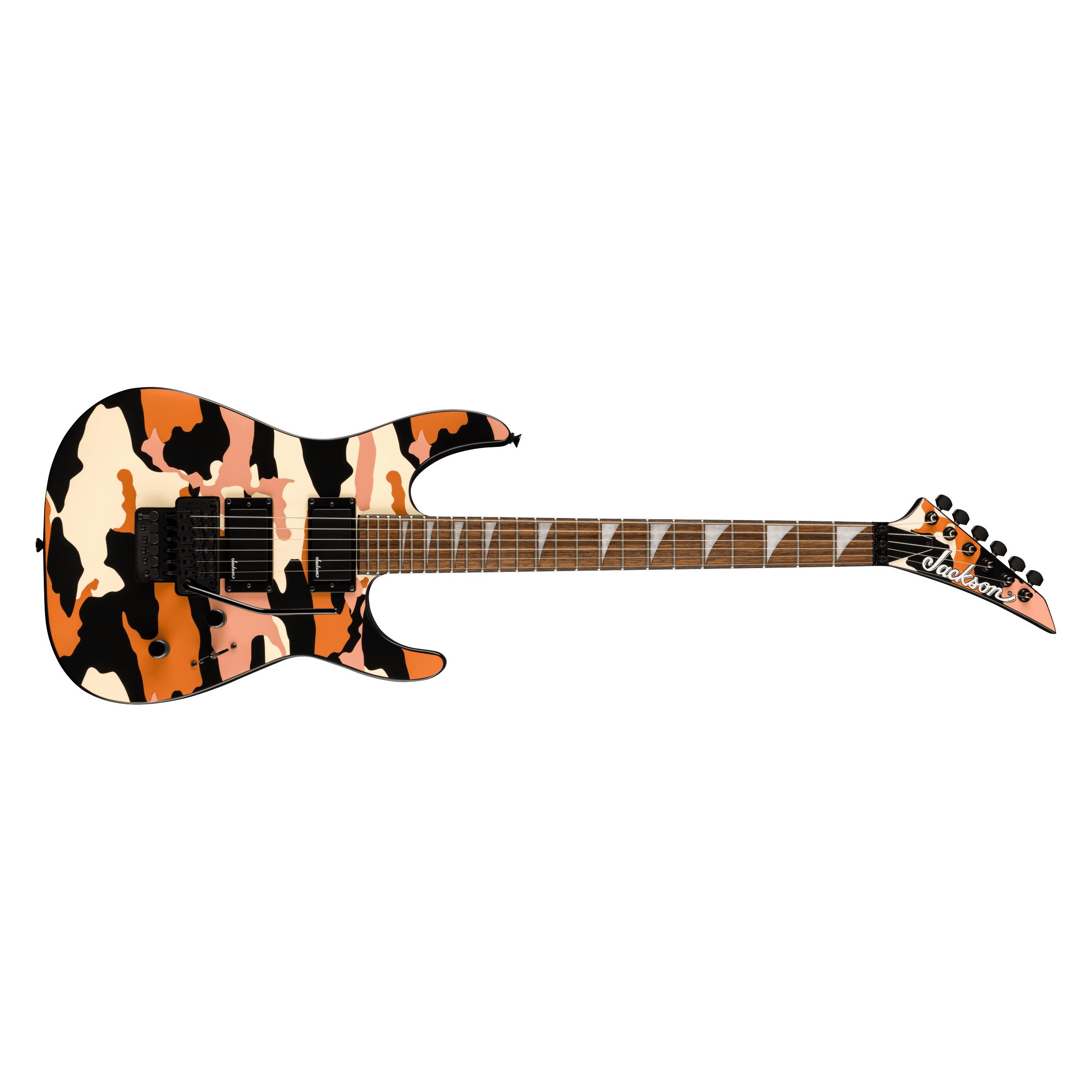Jackson X Serie Soloist SLX DX Camo E-Gitarre, Butterscotch Camo (E-Gitarre, Lorbeer Wood) (49345946)