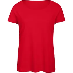 B&C Damen Triblend T-Shirt TW056 red XXL