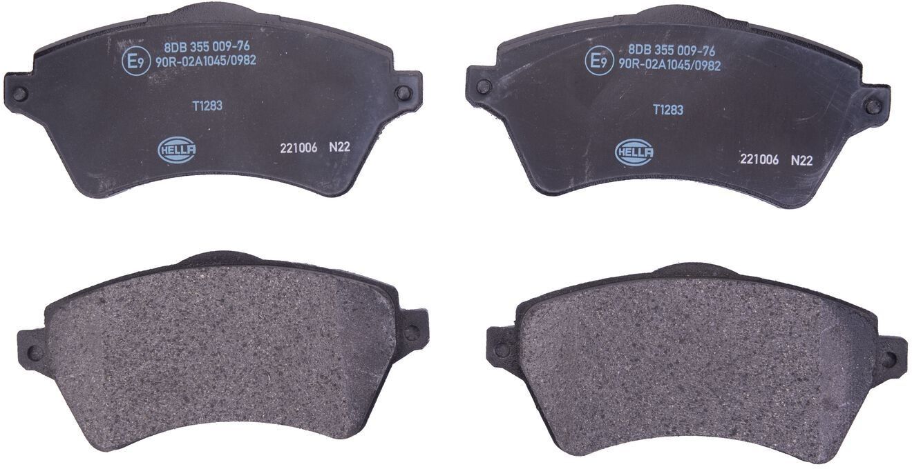 HELLA 8DB 355 009-761 Brake pad set