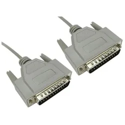 RS PRO Serielles Kabel / 25-polig, D-Sub Stecknippel / 25 (5 m), Schnittstellenkabel