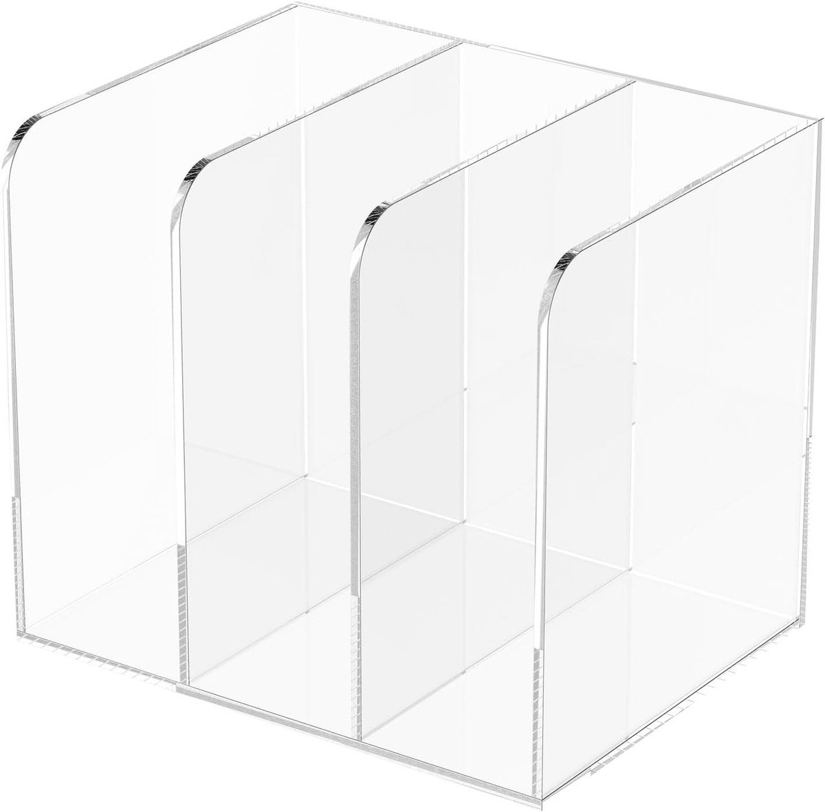Tijdschriftenhouder Acryl - Transparant - 21,5 cm breed
