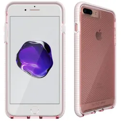 tech21 Evo Check (Apple iPhone 7 Plus, Apple iPhone 8 Plus), Smartphone Hülle, Pink