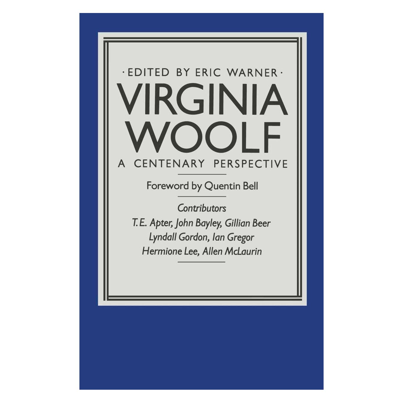 Palgrave Macmillan Uk Virginia Woolf (Englisch, Hardcover, Eric Warner) (9780333353165)