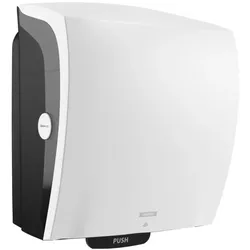 Katrin, Papierhandtuchspender, Papierhandtuchspender Hybrid System 84739 weiss Kunststoff