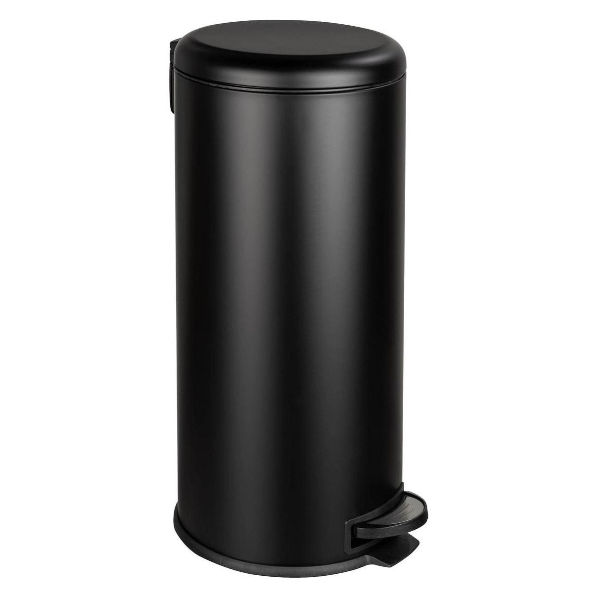 Wenko Treteimer Leman Easy Close 30 Liter schwarz matt (30 l) (54915100)