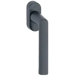 Hoppe Fenstergriff Hamburg 0700L/U26 Alu.F9714M schwarz ma 32-42mm Stand.