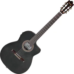 Ibanez GA360TCE-TBK Konzertgitarre Transparent Black High Gloss