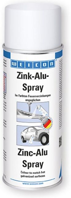 Weicon Zincaluspray aérosol couleur aluminium de 400 ml (11002400)