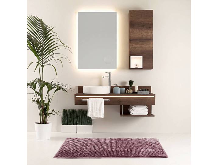 Badematte Ati 60 x 90cm Pink/Mauve