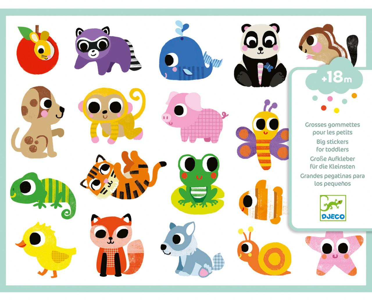 Djeco Stempels Dierenbaby's