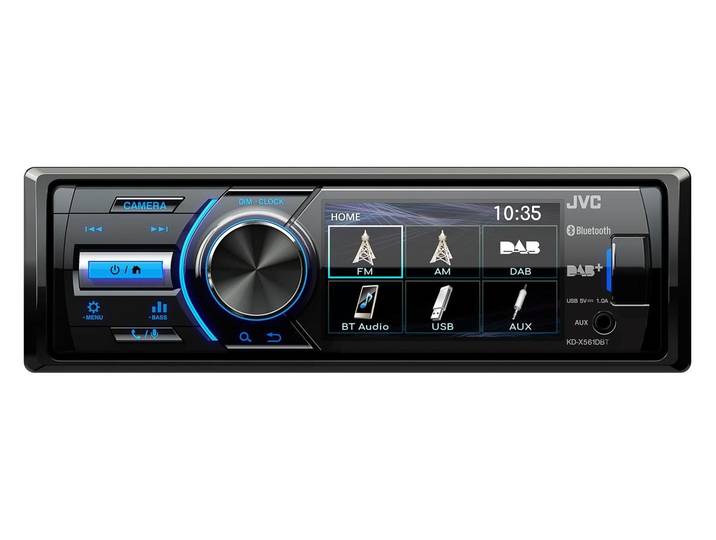JVC KD-X561DBT DAB TFT-Display MP3 USB Android Autoradio (RDS, AM/FM Radio, Animiertes Display, Bluetooth, DAB+, Freisprecheinrichtung, AUX Eingang, 1 DIN)
