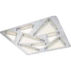 LED Deckenleuchte ALEXIUS K5 Kristalle 1x LED á 48W inkl. 48 Watt klar satiniert