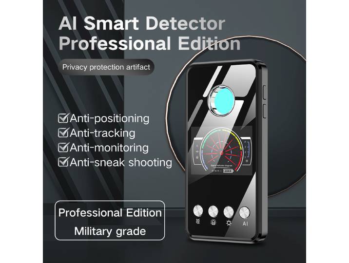 Détecteur de Micro caméra cachée, qualité militaire, Gadgets Anti-espion, détecteur de Signal GPS, détecteur de bogues, détectio