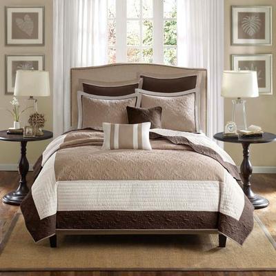 Jla Home/Bed Attingham Quilt Bed Set Beige, King / Cal King, Beige