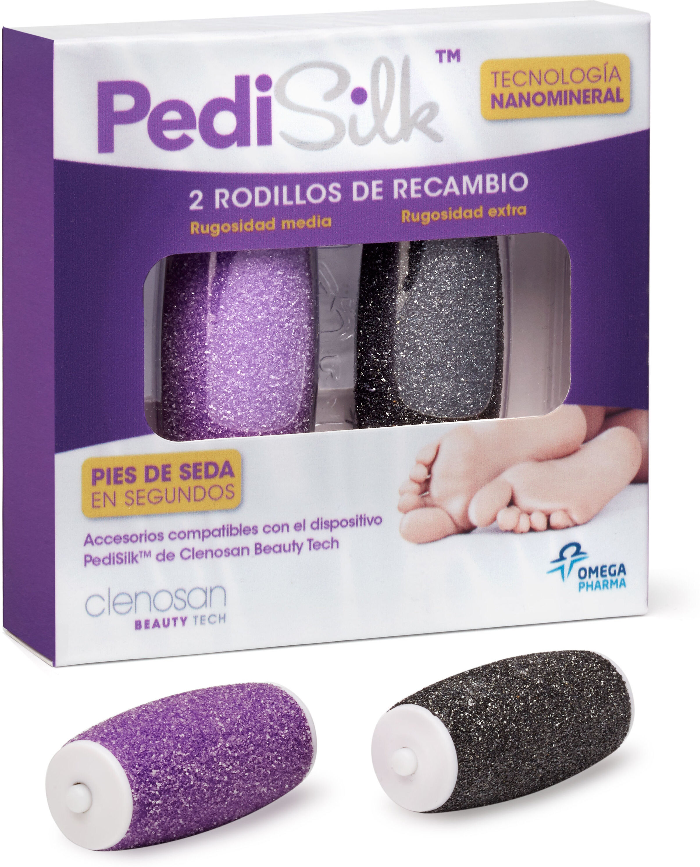 Clenosan PediSilk Replacement Rollers