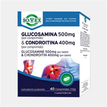 SOVEX® GLUCOSAMINA 500mg & CONDROITINA 400 40 COMP