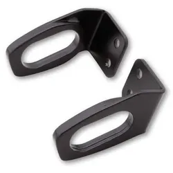 HIGHSIDER pro Blinkeradapter Schwarz Für Originalblinker, Für Kennzeichenhalter (Paar)