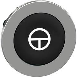 Schneider Electric ZB4FA245 ZB4FA245 Frontelement für Drucktaster flach, rückstellbar (Ø) 30.5 mm T Chrom, Schwarz 1 St. Piece