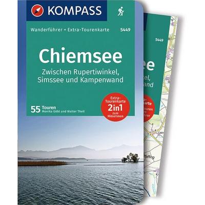 KOMPASS Wanderführer 5449 Chiemsee, Zwischen Rupertiwinkel, Simssee und Kampenwand, Taschenbuch von Walter Theil,Monika Göbl, Kompass-Karten
