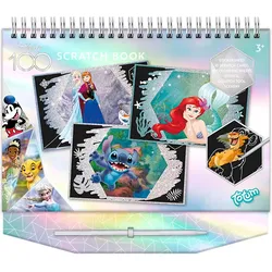 Totum, Heft + Block, 300255 Disney Scratch Book