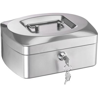 ALCO Geldkassette Stahlblech mit Schloss 205x160x85mm silber