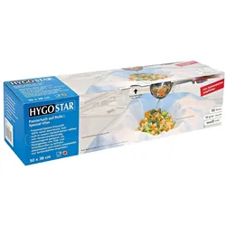 HYGOSTAR Passiertuch "Filterstar" 1 Rolle 50 Blatt 50x38 aus Spezial-Vlies Spenderbox