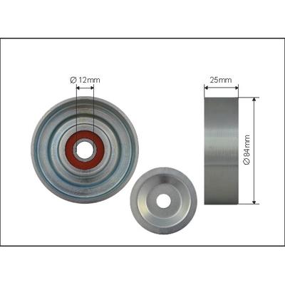 CAFFARO Umlenk-/Führungsrolle, Keilrippenriemen 500356 für NISSAN