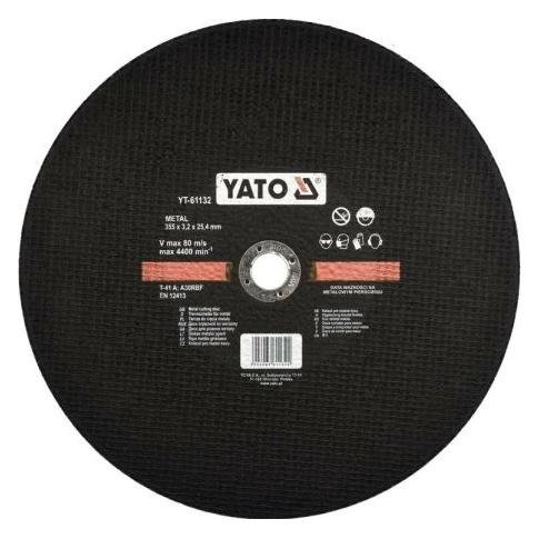 Yato TARCZA DO CIĘCIA MET. 355x3,2x25,4MM (YT-61132)