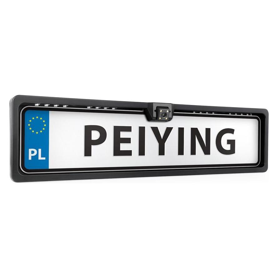 Peiying Automobilio atbulinės eigos kamera su giroskopu valstybinio numerio rėmelyje (PY0105)