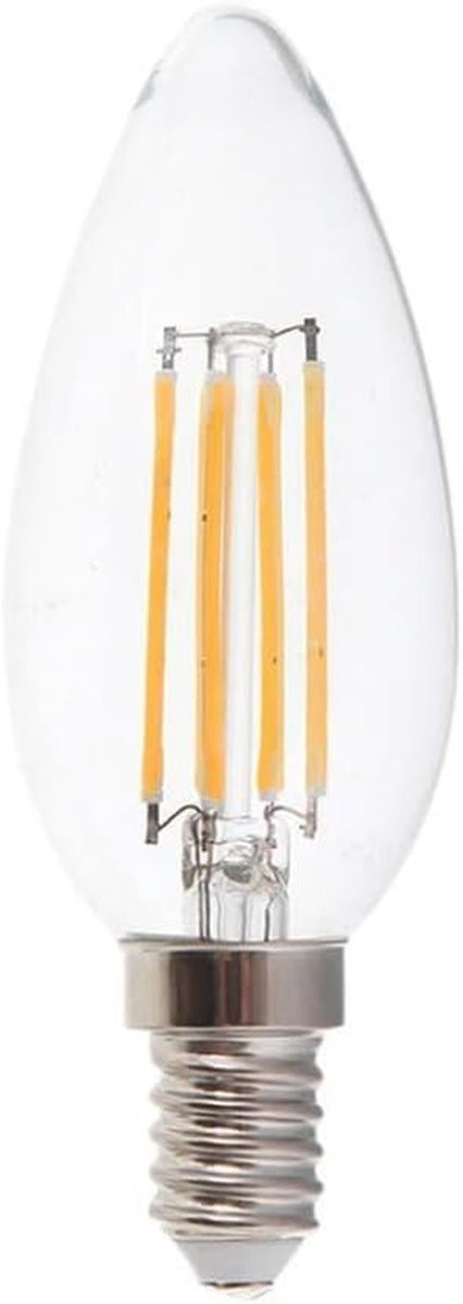 LED Kaarslamp E14 6W Warm Wit - Decoratieve Sfeerverlichting