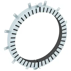 OBO 7202217 Rohrmanschette für brennbare Rohre Ø300mm Intumeszierender Baustoff bandverzinkt TCX-300