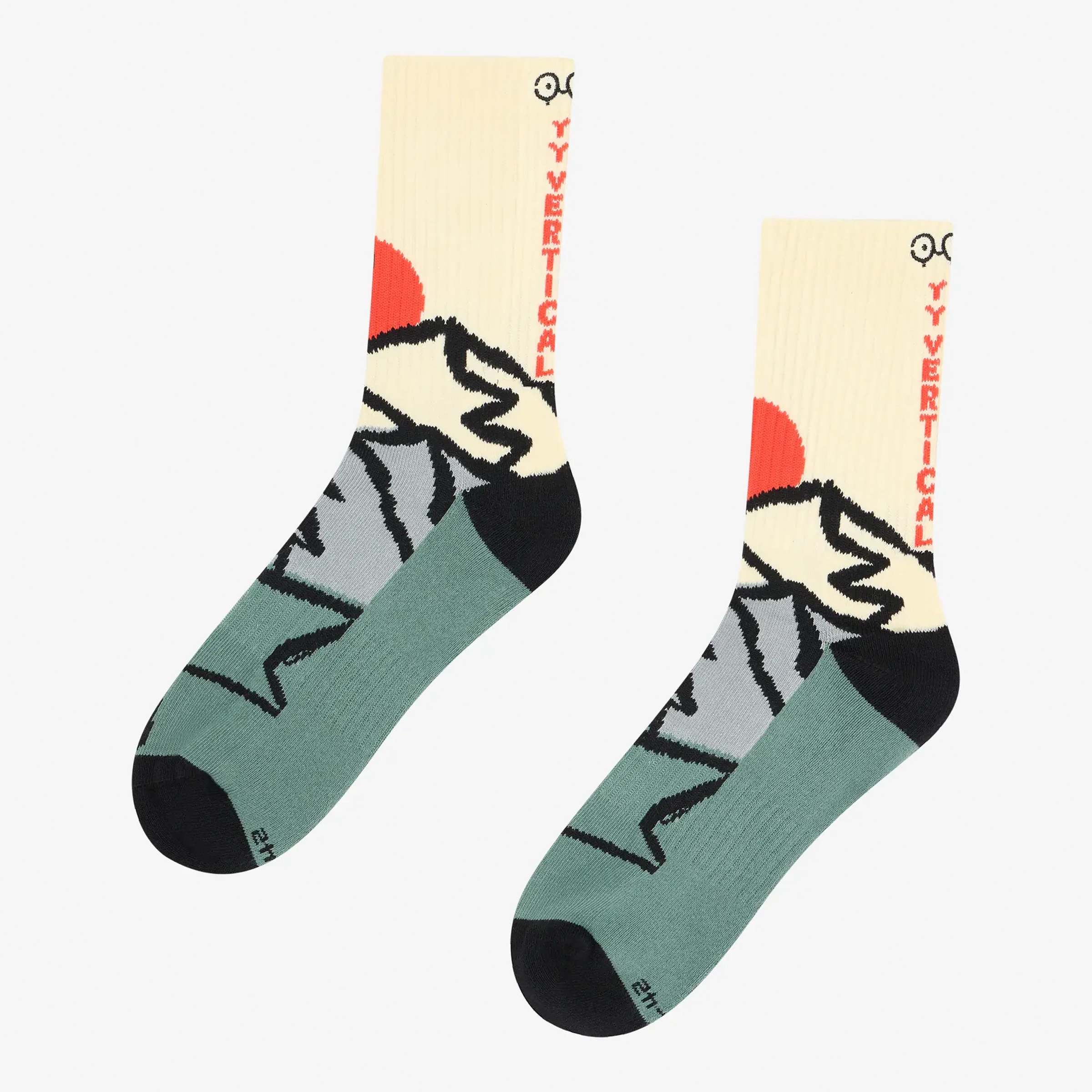 YY Vertical Mountain Origins Freizeitsocken mehrfarbig Größe 43 Lifestyle