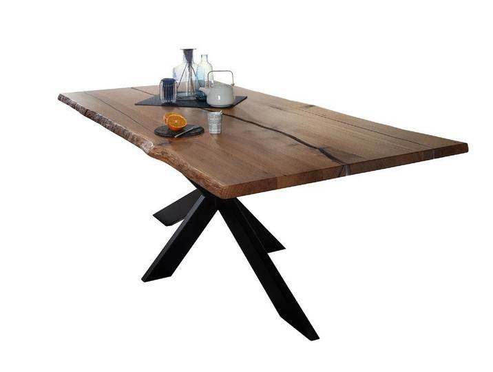 Main Möbel Esstisch Epoxidharz Esstisch 240x100cm Kiew Wildeiche massiv