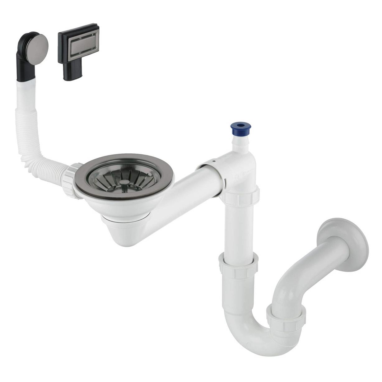 Deante Siphon für 1-Becken Granitspüle - Space-Saver (ZXY_D949)