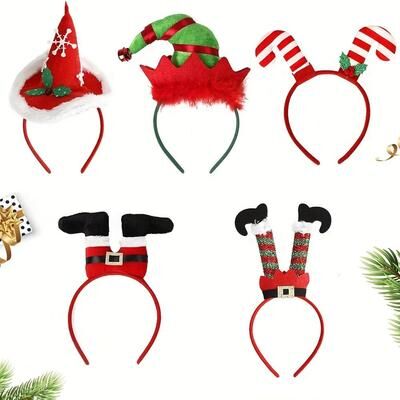 Uplift Treasures Christmas Festive Headband Set a