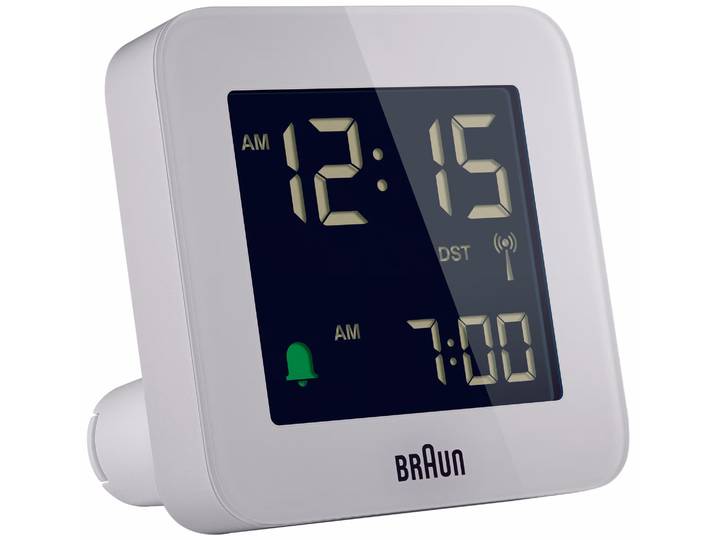 Braun BC09-DCF White - Wecker, Funk Wecker – Wecker digital – weiss