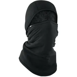 ZAN Headgear, Unisex, Sturmhaube + Halsschlauch, balaclv sf hi-pile, Schwarz, One Size