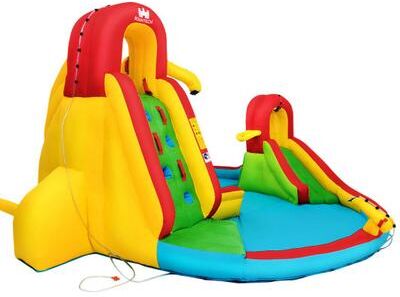 Costway Kids Gift Inflatable Water Slide Bounce Park with 480 W Blower