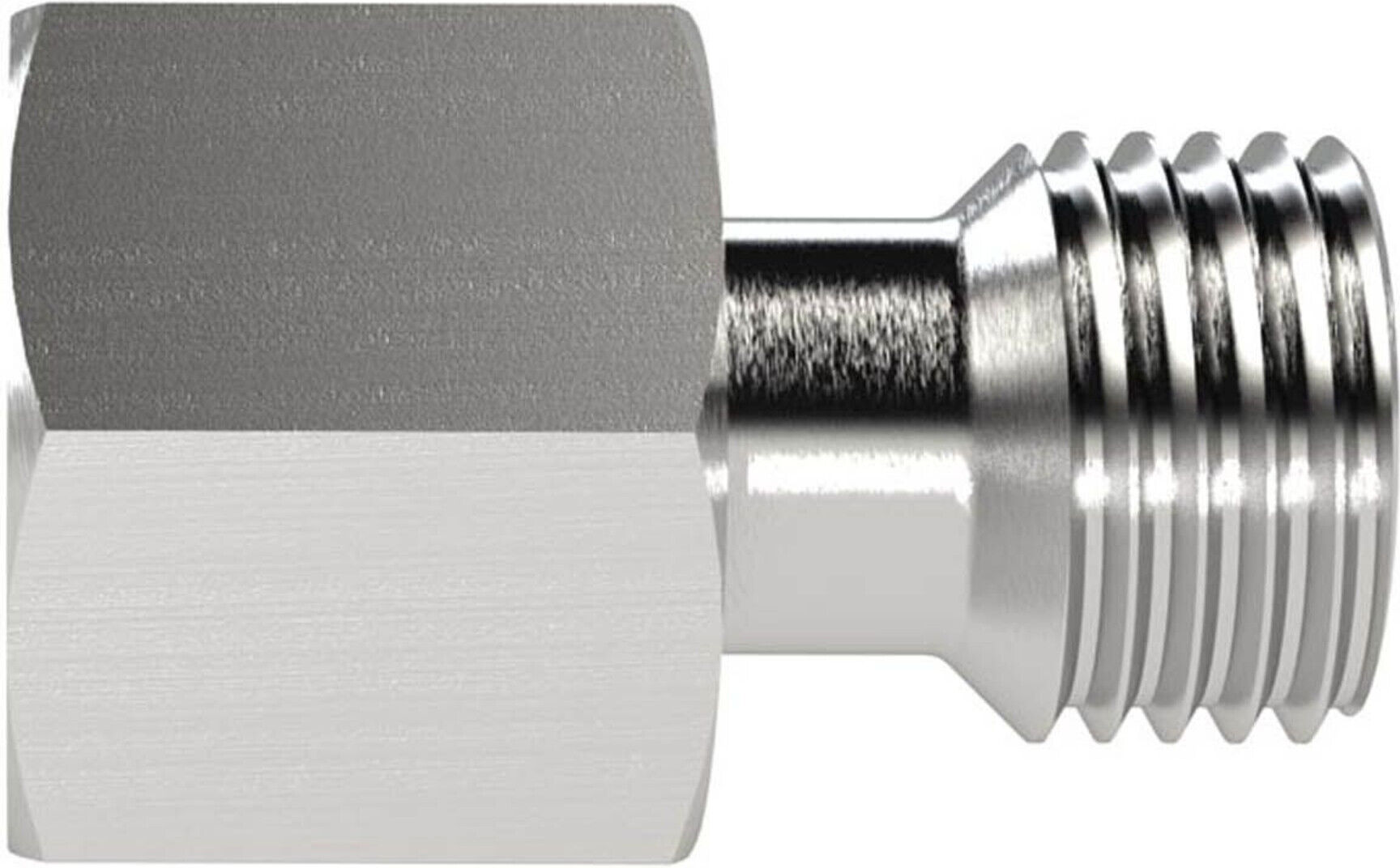 Riegler Reduzierung, Rohr-Außen-Ã˜ Zapfen 12 mm, Muffen 10 mm, ES 1.4571 (ES 215)
