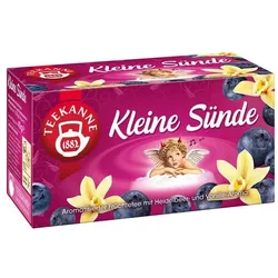 TEEKANNE Früchtetee Kleine Sünde 20 Stück Tassenportion Papierkuvert beige