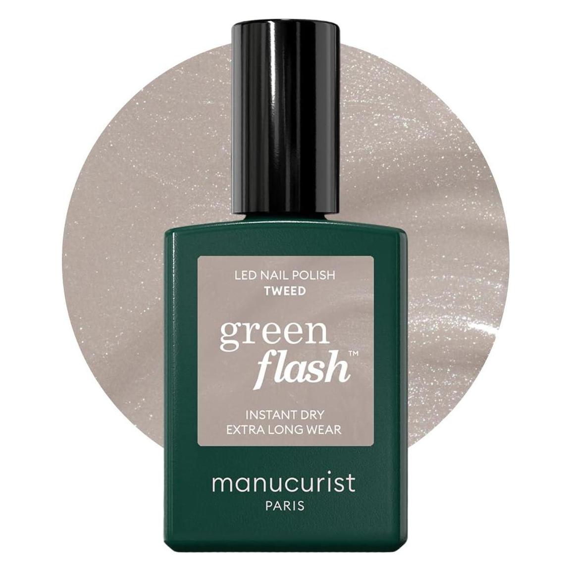 Anny MANUCURIST Green Flash Led Gel Nail Lacquer lakier do paznokci Tweed 15ml (Tweed) (OTHER)
