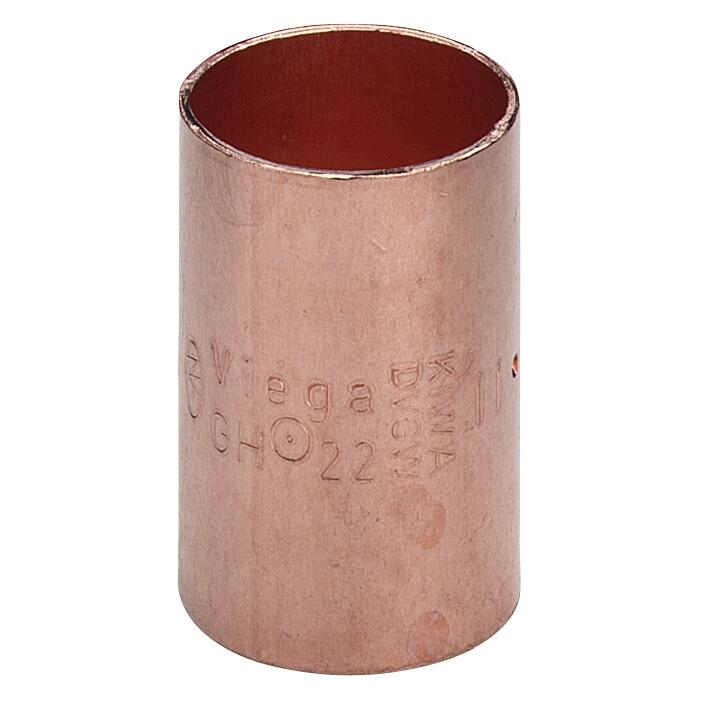 Viega loddemuffe 15 mm kobber (Rohrverschraubung) (100117)